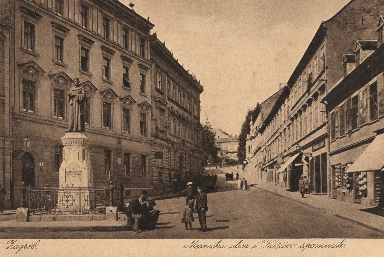Mesnička ulica oko 1920. godine